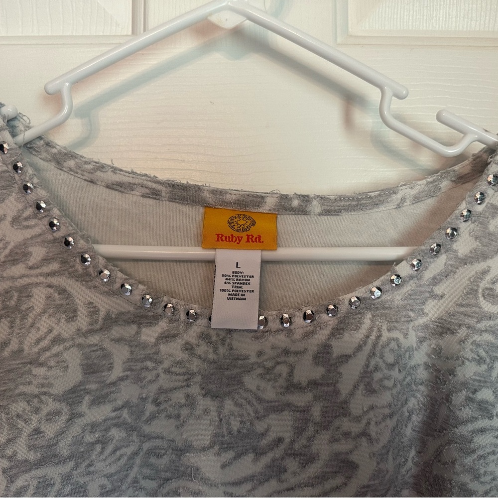 Ruby Rd Embellished Blouse - Picture 2 of 5
